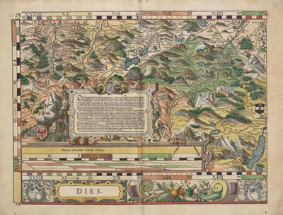 Bavarian Land Tables from 1568 by Philipp Apian